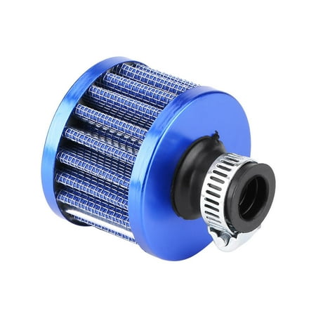 Color : Red Car Air Filter Delaman Universal 13mm Car Cold Air Intake Filter Kit Crankcase Vent Cover Breather